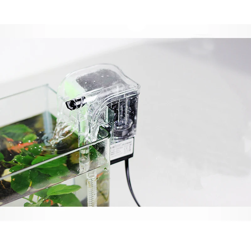 mini wall hanging waterfall filter 3w suitable for less than 8L mini