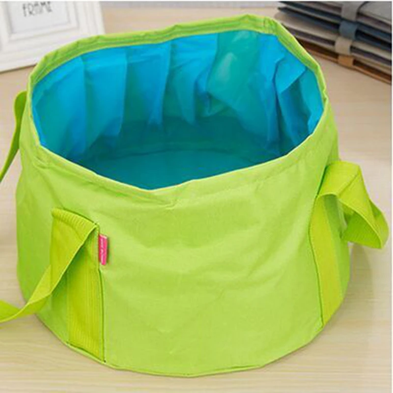 Portátil de viaje al aire libre plegable Camping lavabo cuenco fregadero bolsa de lavado cubo de agua 15L Portátil de viaje al aire libre plegable Camping lavabo cuenco fregadero bolsa de lavado cubo de agua 15L