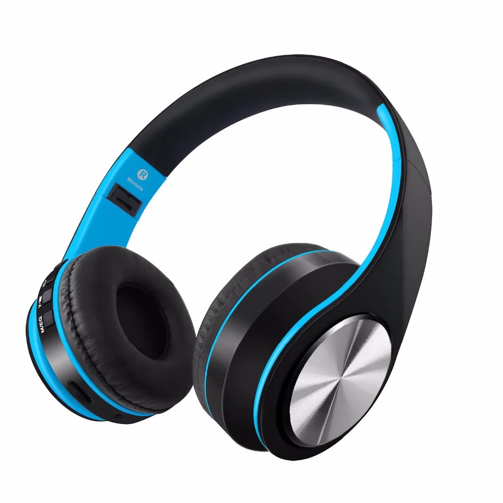 Складные Bluetooth наушники YTOM беспроводная гарнитура стереонаушники с микрофоном