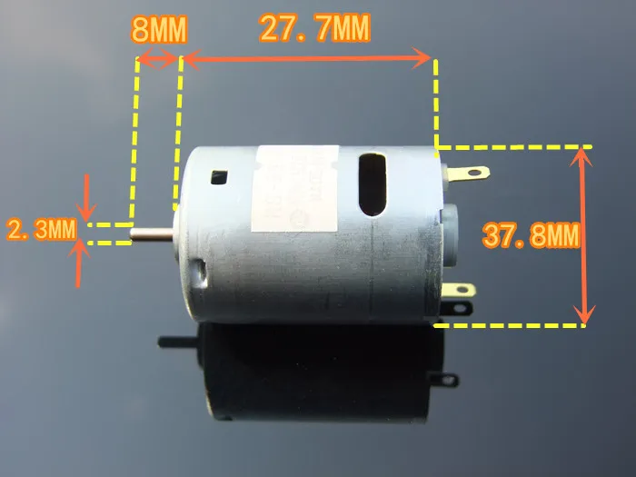 3 - 12V  18000rpm DC 300 Carbon brush Motor Powerful High Torque High Speed