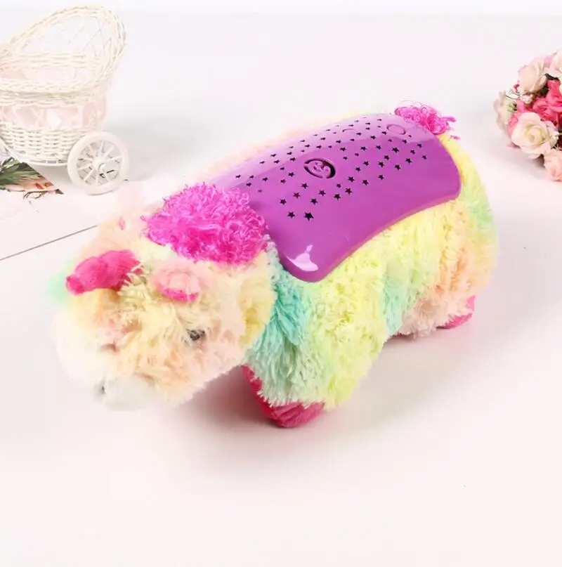 

Pillow Pets projecting lamp, holiday gifts,help sleep,Built-in four wonderful music,the four lights,freeshipping