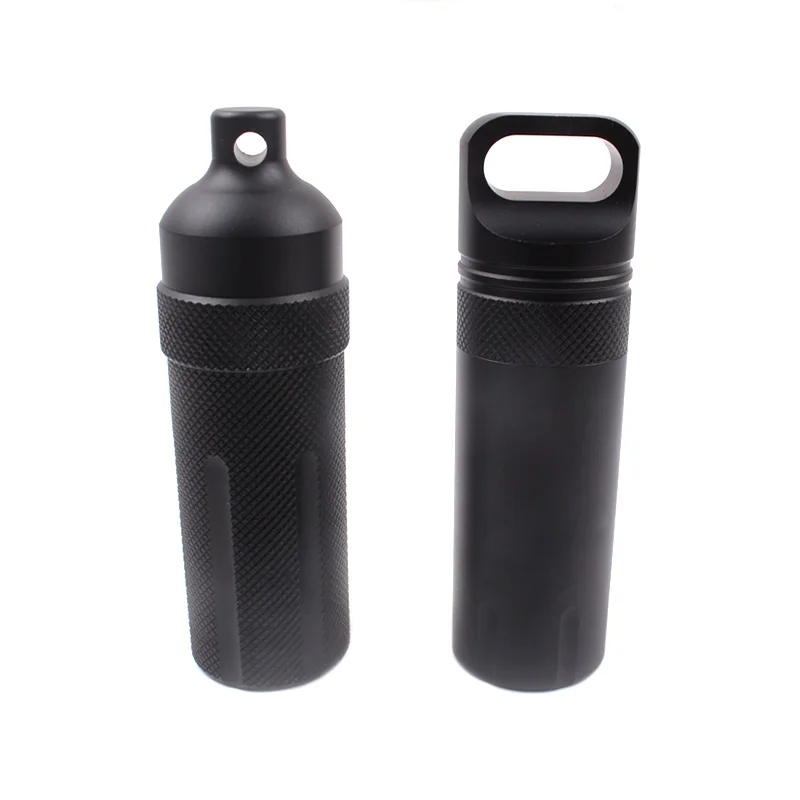 

EDC waterproof Survive seal box Container capsule dry bottle case outdoor hike camp medicine match pill holder storage trunk