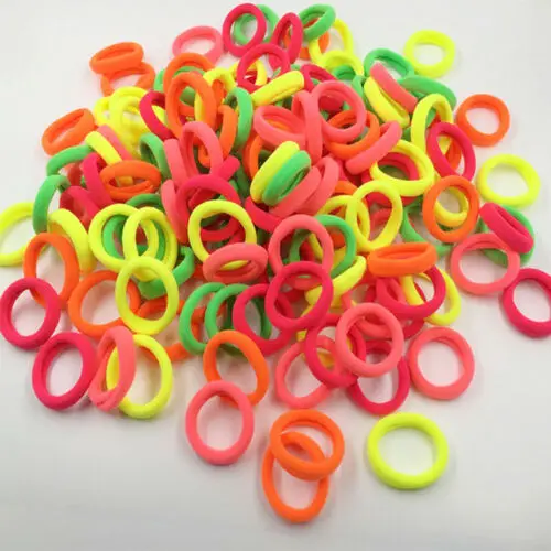 

50Pcs Women Girls Hair Band Ties Rope Ring Elastic Hairband Ponytail Holder Hot