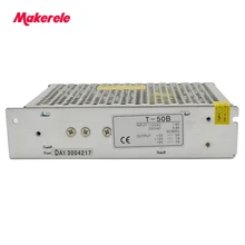 Triple Output Switching power supply 50W 5V 12V -12V 5A 1A 1A ac to dc power supply ac dc converter T-50B high quality