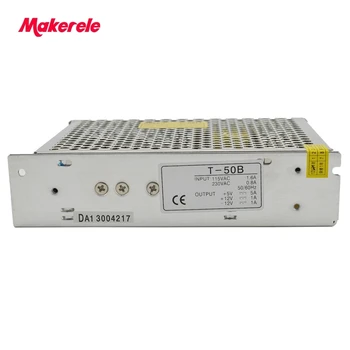 

Triple Output Switching power supply 50W 5V 12V -12V 5A 1A 1A ac to dc power supply ac dc converter T-50B high quality