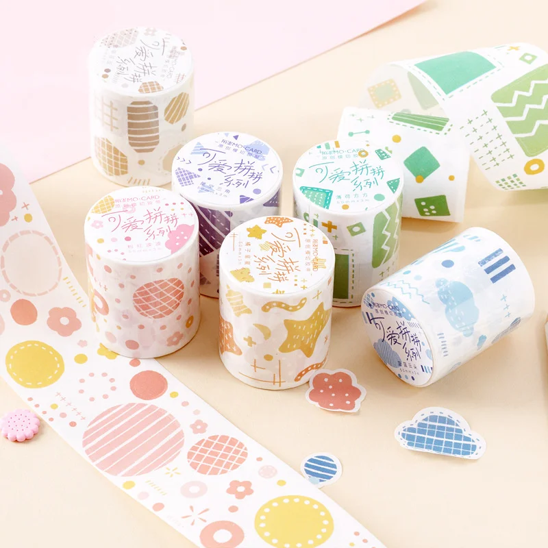 

Kawaii Washi Tape Masking Tape DIY Scrapbooking Decorative Adhesive Sticker Album Notebook Mobile Phone Decoration 5CM*3M 1 Roll