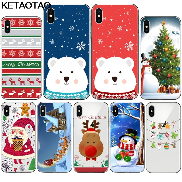 KETAOTAO Счастливого Рождества счастливого Нового года милые чехлы для телефонов