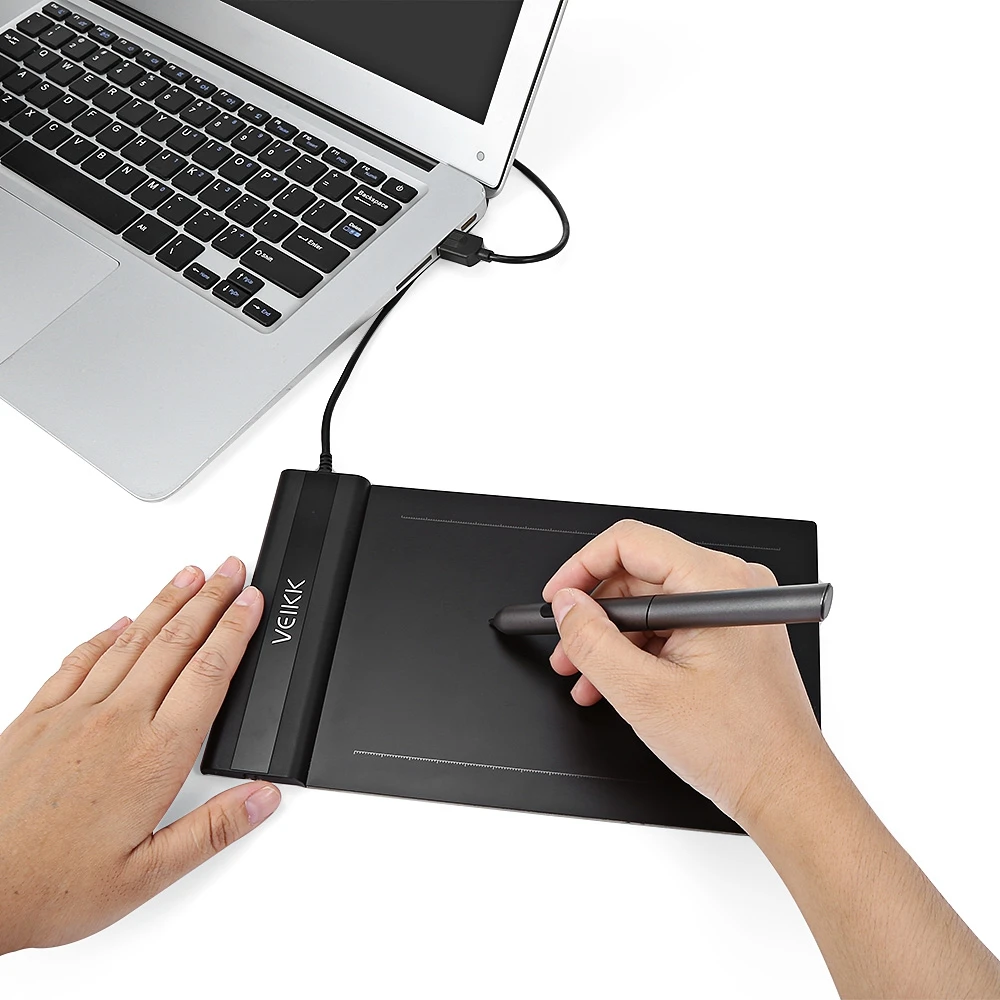 

VEIKK S640 Graphic Drawing Tablets 6X4 Inch Pen Tablet Digital Pen 8192 Levels ON SALE with Battery-free Pen