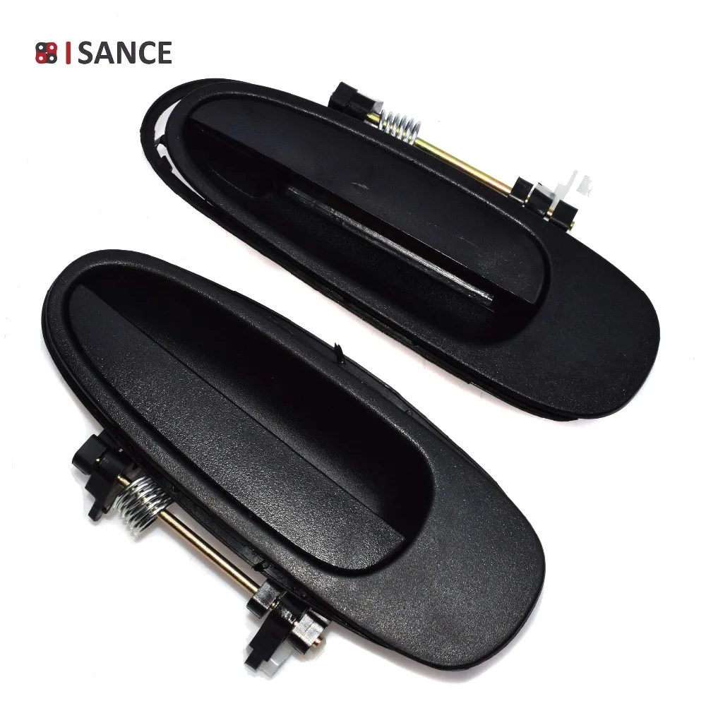 

ISANCE Black Outside Door Handle Rear Left Right 69240-12140 69230-12140 For Toyota Corolla Geo Prizm 1993 1994 1995 1996 1997
