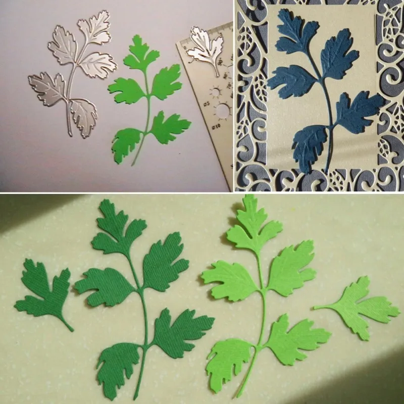 Листья die Штанцевые формы DIY Скрапбукинг высечки для Sizzix фотоальбом Тиснение