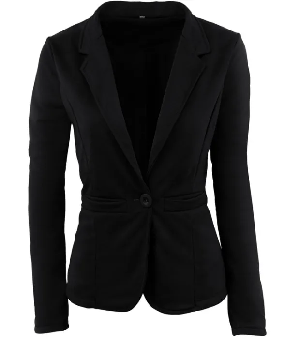 2019 autumn women's casual small suit candy color casual small suit one button casual small suit