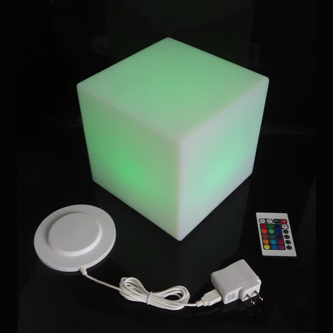 13cm LED Lighting Cube with 24 keys remote control Night Light lumineux for Coffee Bar Hotel Decoration 15pcs