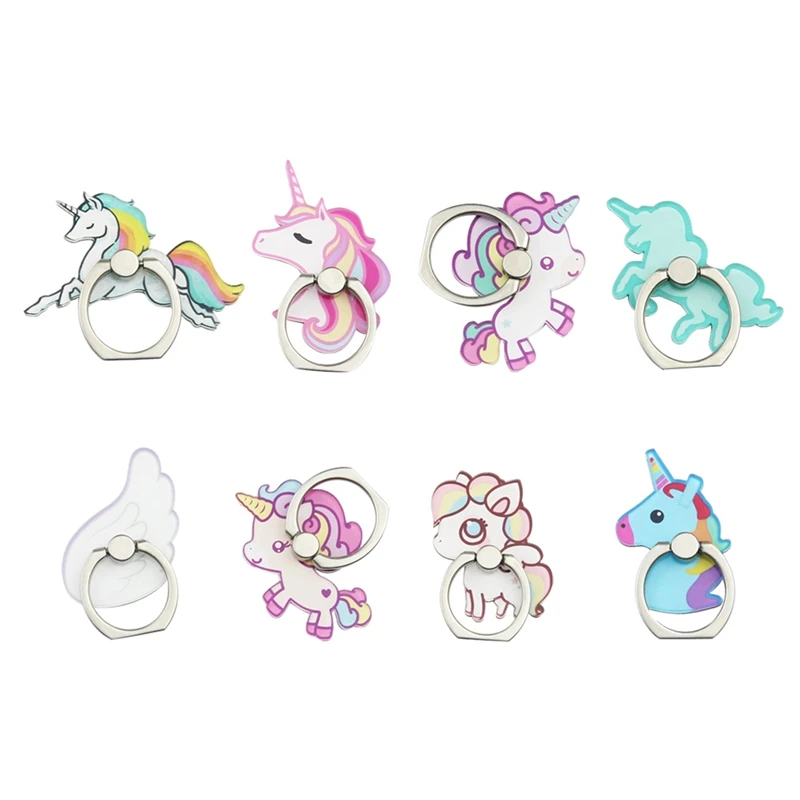 

Unicorn Mobile Phone Stand Holder Unicorn Finger Ring Mobile Smartphone Holder Stand For Xiaomi Huawei All Phone