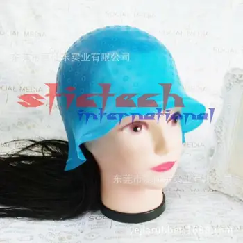 

by dhl or ems 200pcs Reusable Professional Salon Silicone Hair Color Coloring Highlighting Dye Cap Hair Color Styling Tools