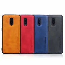 Fashion Case For OnePlus 6 6T 7 Pro PU leather + PC + Soft TPU Silicone Shockproof Case Cover Skin