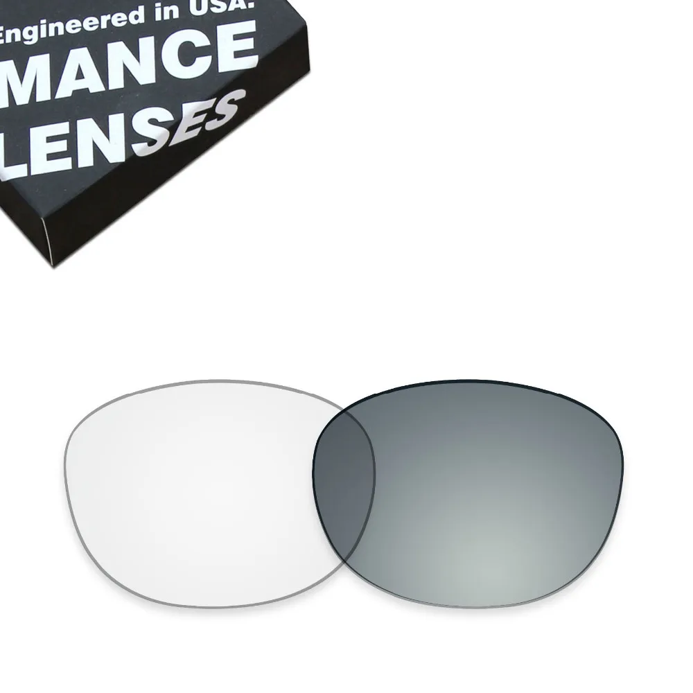 Toughasnails Lenti Di Ricambio Per Oakley Fermo Occhiali Da Sole Fotocromatiche Trasparente (Lente Solo)