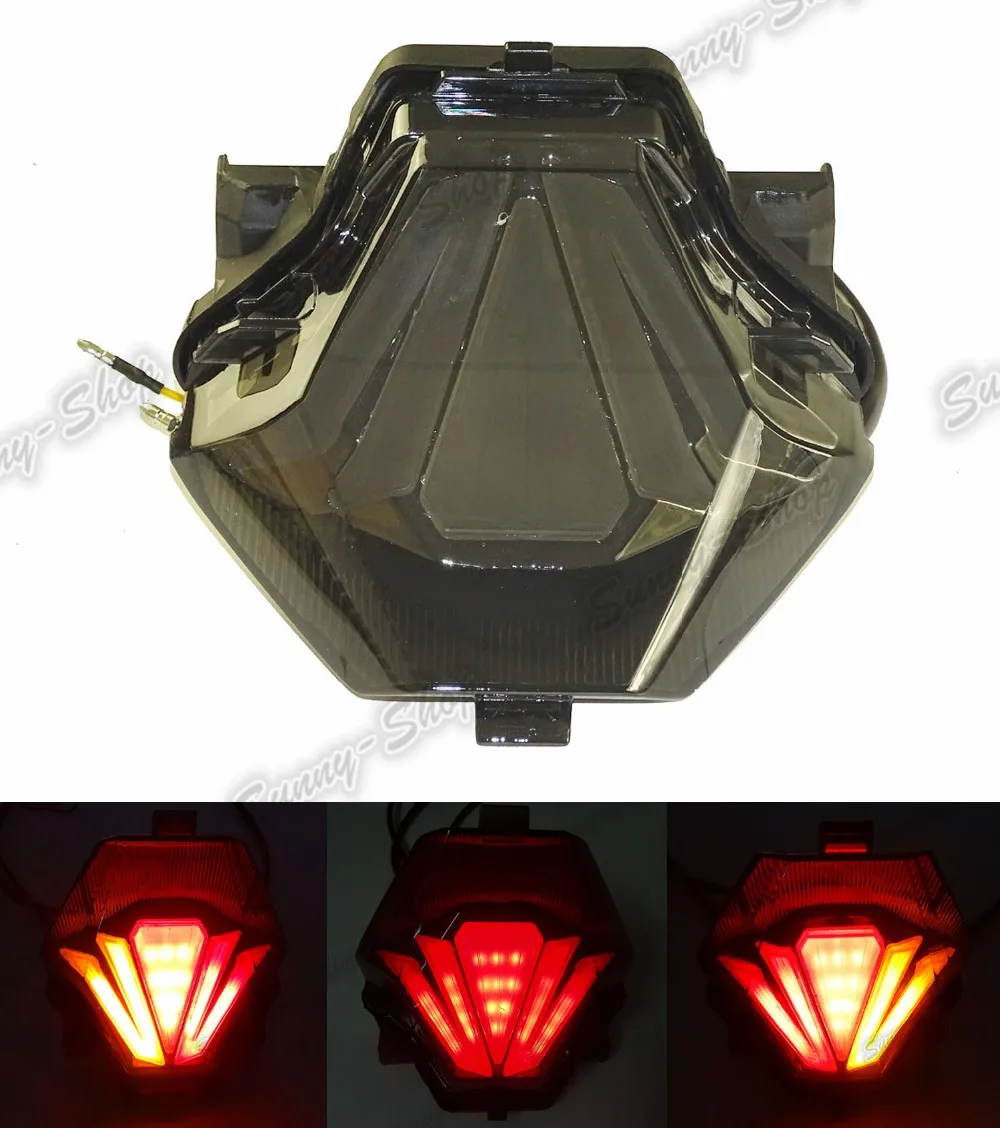 

Rear Taillight Tail Brake Turn Signals Integrated Led Light Smoke For 2013 2014 2015 2016 Yamaha MT-07 MT07 FZ-07 FZ07