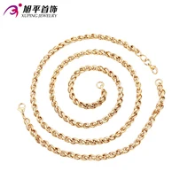 Xuping Oro de La Manera de la Joyería del Color Grande Largo Collar Pulsera Hombres de Las Mujeres de La Joyería de la Cadena Caliente de la Venta Para El Regalo S46-63745