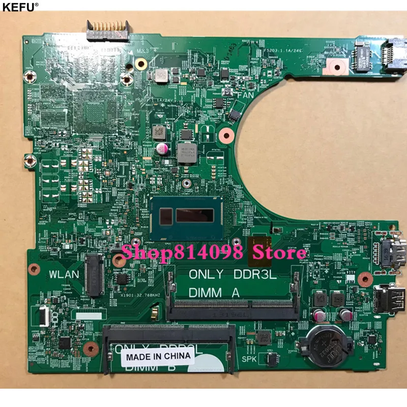 KEFU CN 03499V 3499V подходит для Dell Inspiron 3458 3558 Материнская плата ноутбука 14216 1 PWB:1XVKN REV:A00
