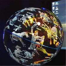 Светодиодный шар с изображением созвездий животных, 23 см, украшение дома, подарок для детей