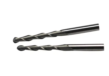 

5Pcs 3.175mm 1/8" CED 3.175mm Shank 2 Flute Ball Nose End Mill Tungsten Carbide Spiral Cutter CNC Engraving Router Bits CEL 28mm