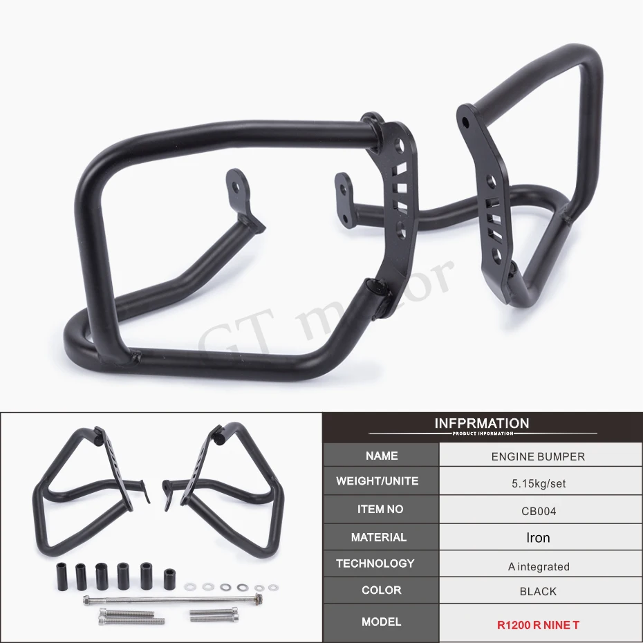 US $100.00 For BMW R1200 R NINE T NineT R9T 2014 2015 2016 2017 2018 2021 Motorcycle Engine Protetive Guard Crash Bar Protector