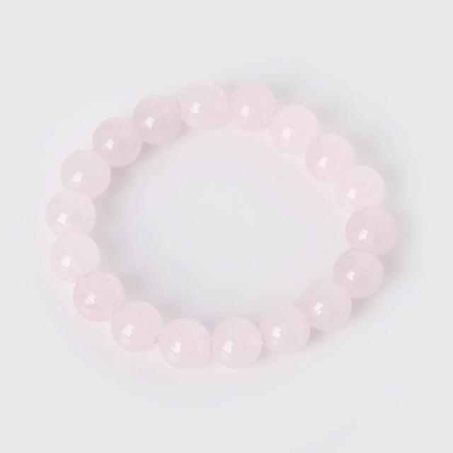 Bracelet With Natural Stone Beads 6 8 10mm Glaze White Howlite Yoga Beaded Bracelet For Men & Women Christmas Jewelry Gift