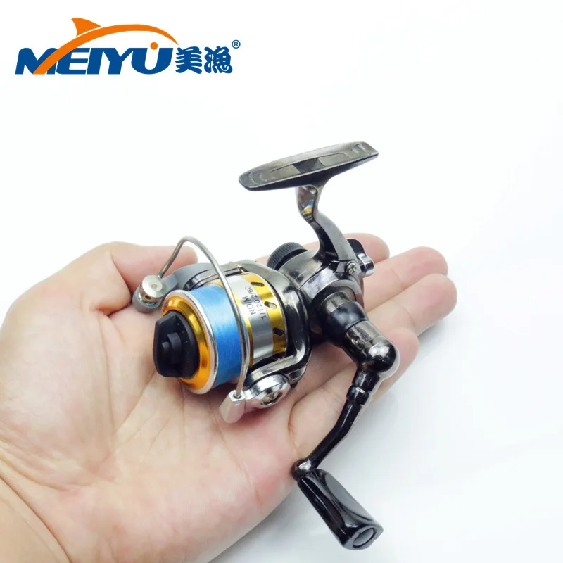 2019 Топ Мода Daiwa Molinete Ryobi Meiyu Мини 100 металлическое спиннинговое колесо маленькая