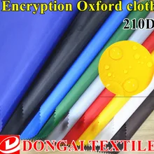 Размер 1*1,5 м водонепроницаемая ткань прочная 210D Оксфорд Poyester Repellent наружная ткань легкая ткань с полиуретановым покрытием 1 метр 6" W