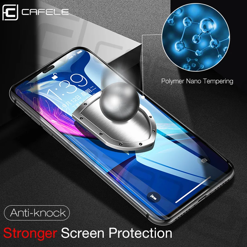 CAFELE 3D soft edge full cover Screen Protectors For iphone 7 Seamless covering Tempered Glass Anti Glare Film For iphone 7 plus
