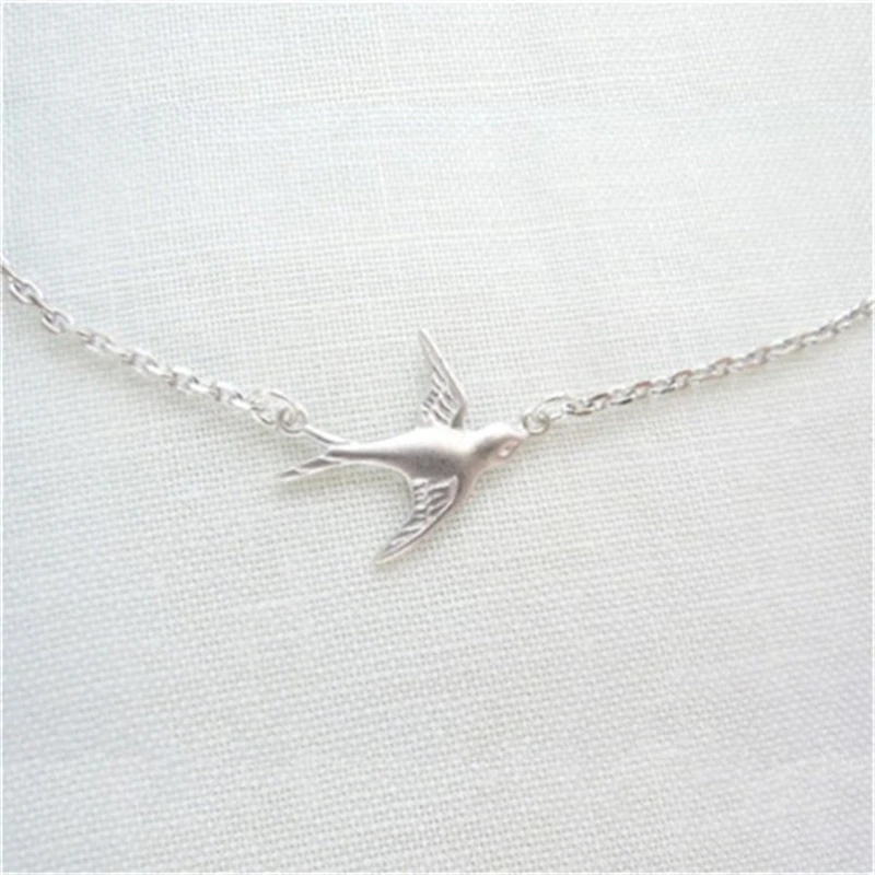 Hot Sale Dainty Swallow Necklace In 