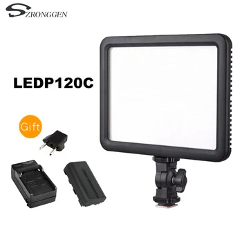

Godox LEDP120C Ultra-thin LED Video Light Panel On-camera Light Lamp Hot Shoe Adapter for Canon Nikon Sony DSLR Camera Studio