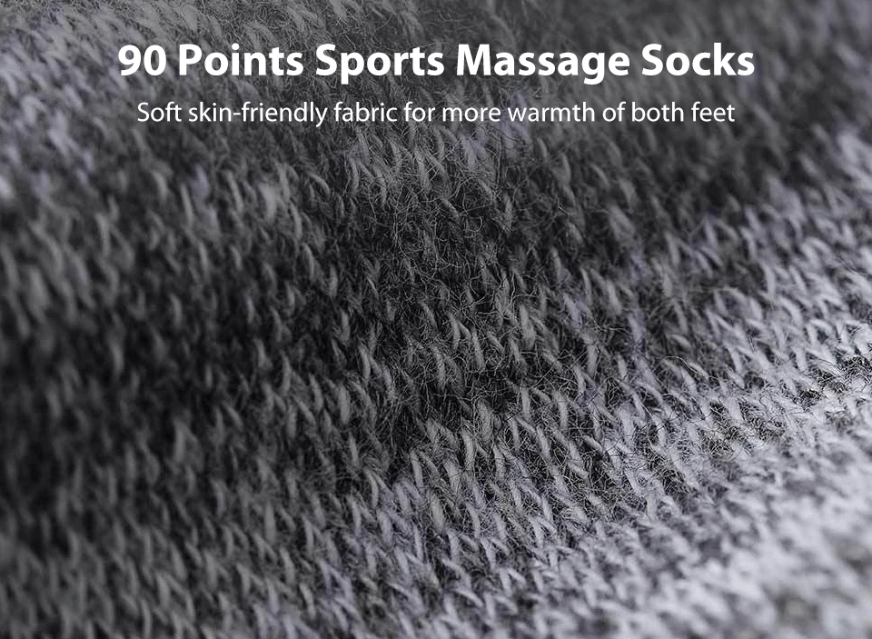 3 Pairs of Xiaomi Mijia 90 Points Massage Socks Comfortable Skin-friendly Non-slip Wear-resistant Men's Sports Massage Socks (6)