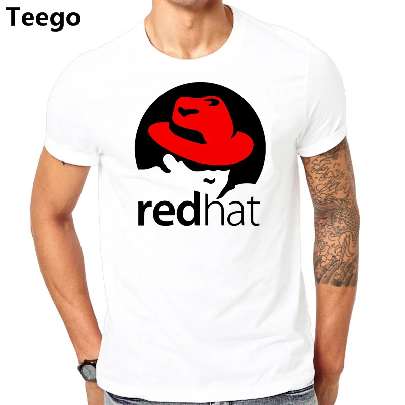 

Little Red Riding Hood REDHAT LINUX T-shirt cotton