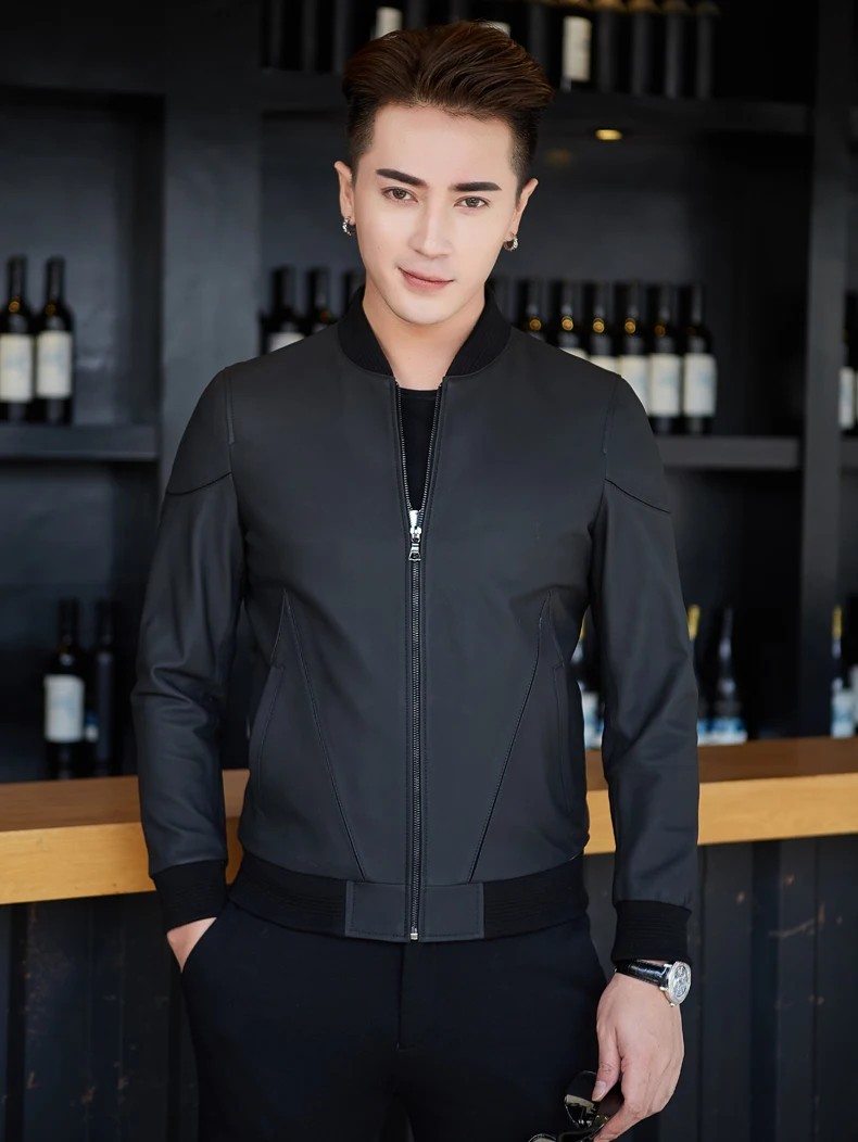 

Men Spring Autumn Casual Zipper Long Sleeve Jacket Coat Top W105