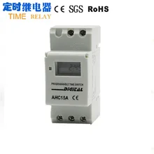 AHC15ATP8A16 (DHC15A) rail type multi-function programmable timer, AHC15A timer time-limited relay, time control switch thc15a ahc15a 220v 30a din rail timer relay time switches weekly programmble electronic time switch bell ring device
