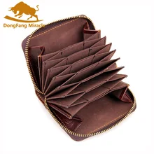 Мужская визитница из натуральной кожи, женские кошельки высокого качества, держатель для кредитных карт, Женская подушка сумка-Органайзер, RFID, сумка для карт