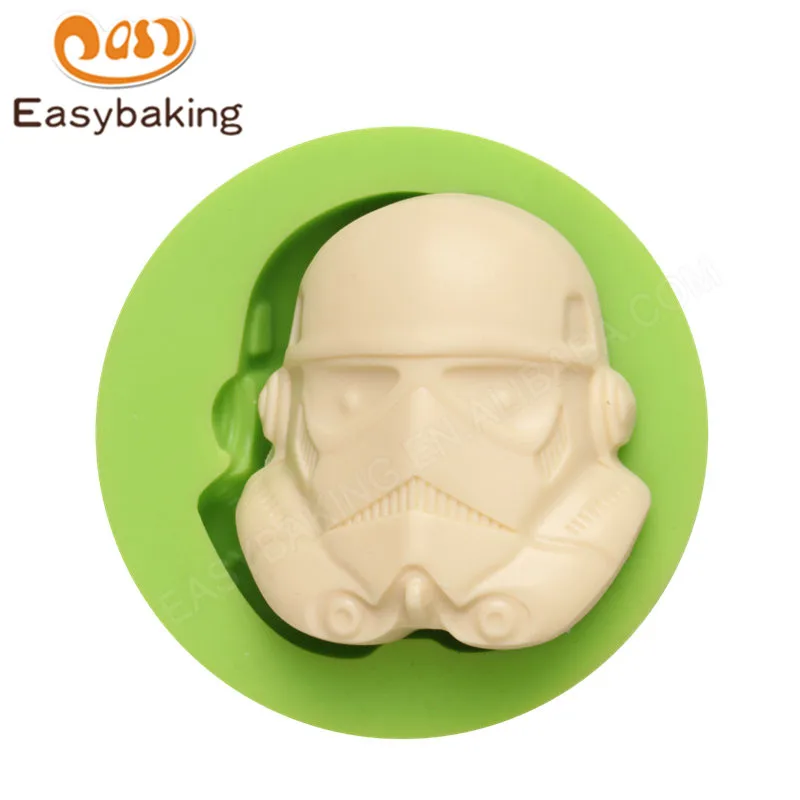 Star Wars Mask Silicone Soap Mold Fondant Cupcake Decorating Tools