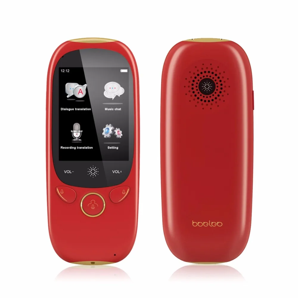  Boeleo K1 2.0 Inch Screen Voice Translator Smart Business Travel AI Translation Machine 512MB+4GB 4