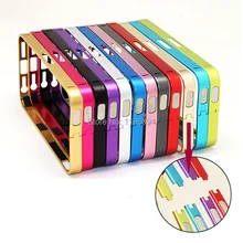 0,7 мм ультра тонкий алюминиевый металлический бампер рамка чехол для iPhone 5 5S