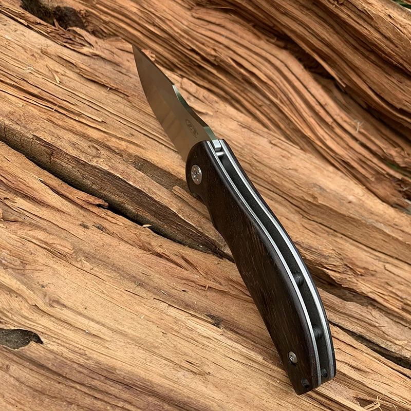 EDC защита персональный Тактический 440C складной нож Черный Палисандр Ручка Открытый Отдых Охота выживания карманный инструмент