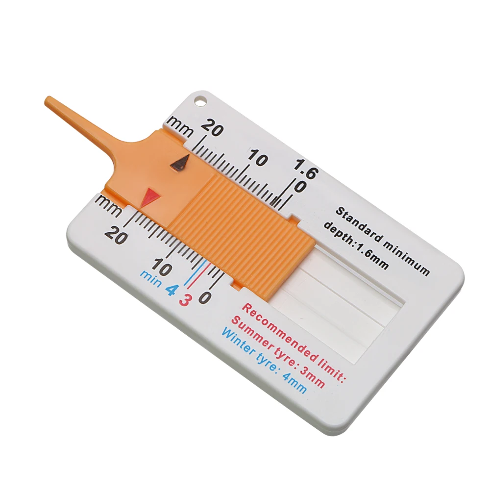 

NICEYARD 0-20mm Tyre Tread Depth Gauge Vernier Depth Caliper Depth Meter Tire Scale