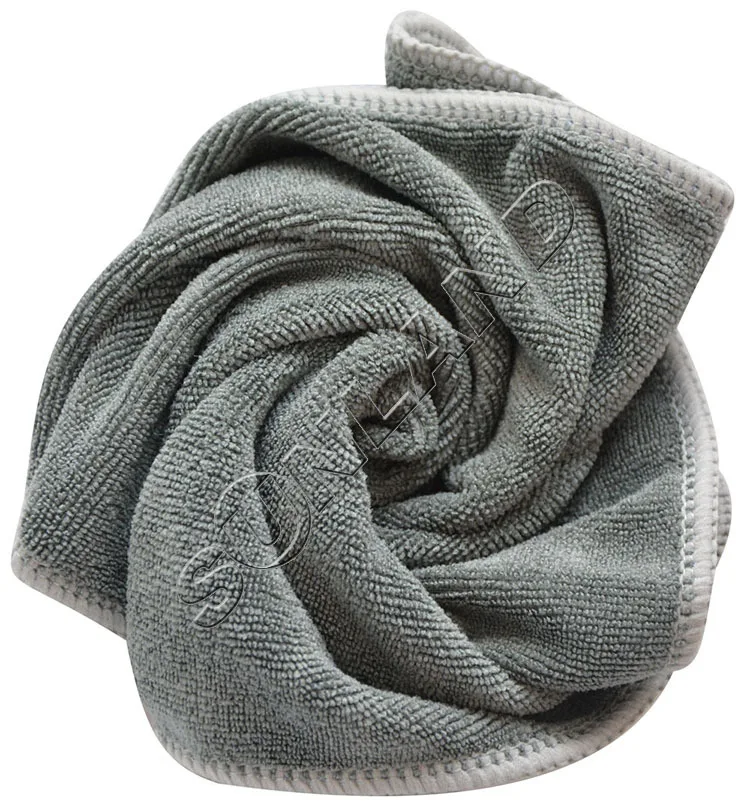 100 шт 1" x 12" универсальное Полотенце из Микрофибры Кухонные бытовые тряпки для мытья автомобиля протирающие тряпки - Цвет: grey