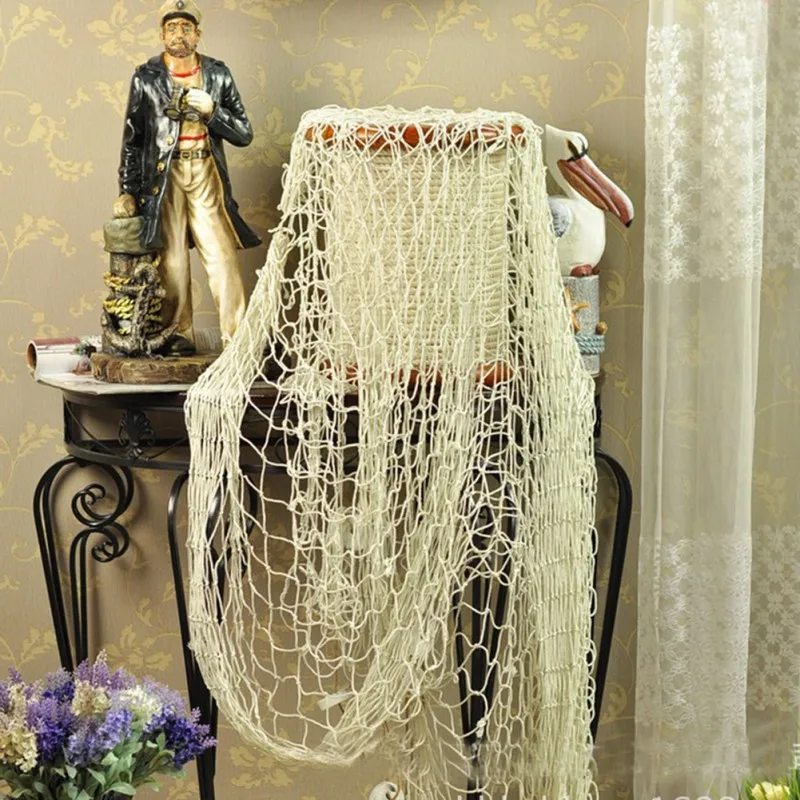 Nautical Fishing Balloon Net Fashion Decorative Beach Scene Party bar Bedroom Decoration Net Decor Home decoration