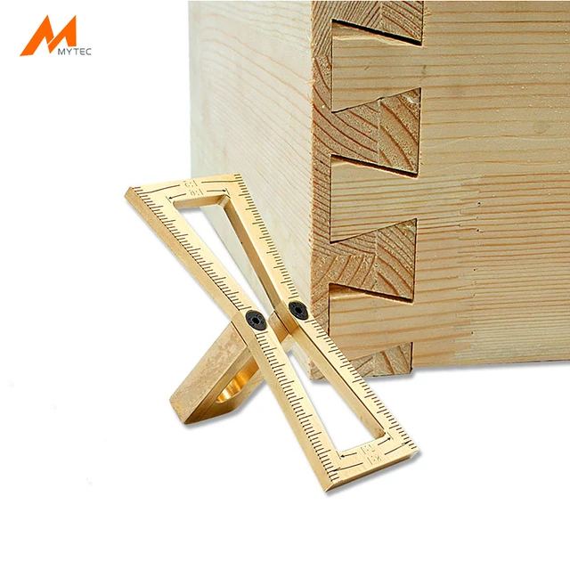Copper Dovetail Marker Hand Cut Wood Joints Gauge Guide Copper Dovetail Marker Hand Cut Wood Joints Gauge Guide Woodworking Tools For Carpenter