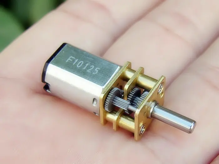 Miniature DC geared motor 4.2V reduction gear 218 rpm small box | Обустройство дома