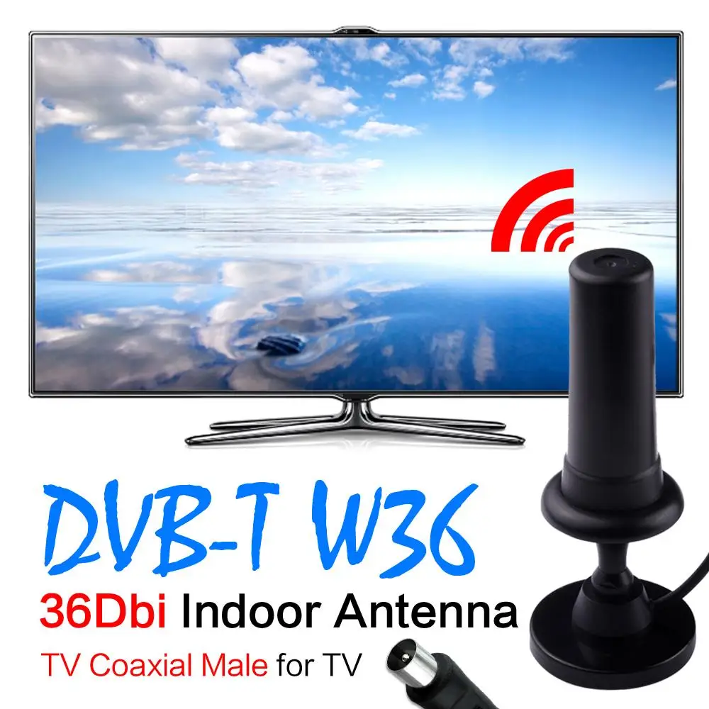YCDC Promoption горячий HD усиление черный цифровой DVB TW36 36dBi 470 862MHz усилитель внутренней