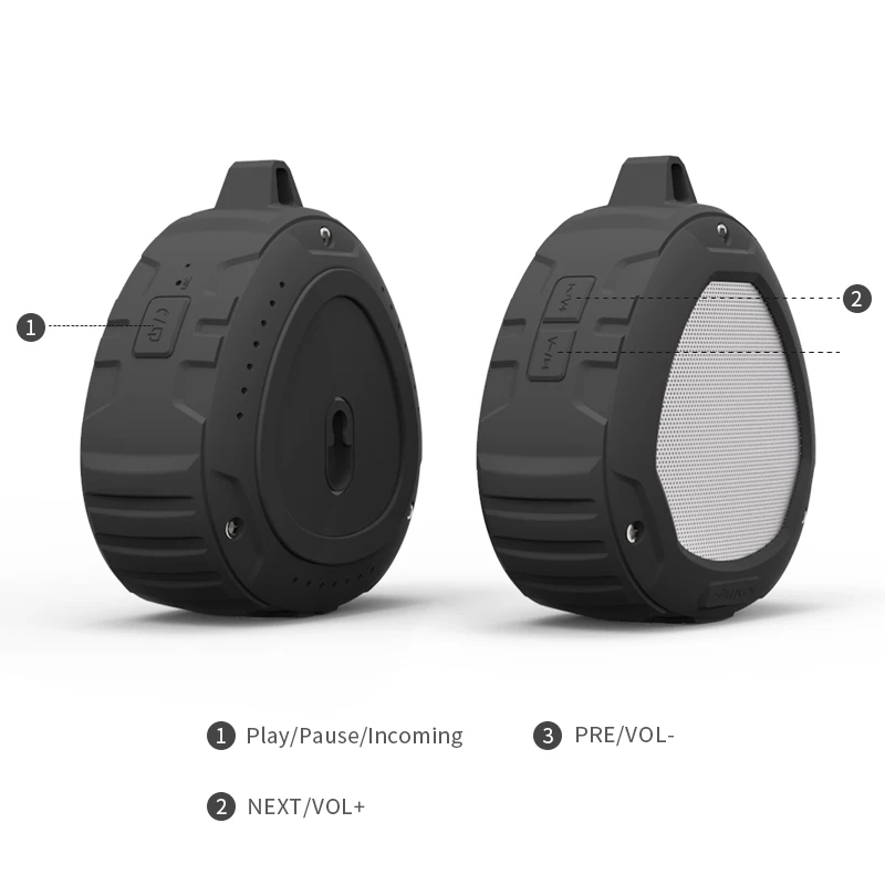 

Nillkin Mini Outdoor Portable Bluetooth Speaker 4.0 IPX4 Waterproof stereo sound box wireless speaker bluetooth sport