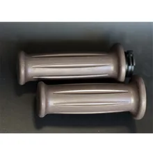 Высококачественные резиновые ручки для мотоцикла универсальные аксессуары для мотоциклов скутер подкрученные вверх длинные Ретро Усы Модифицированная ручка