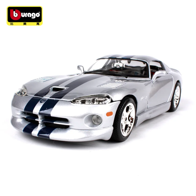 

1:18 Die-cast Alloy Large Car Models Collectible Home Decor Craft Children Vehicle Toys for DODGE VIPER GTS COUPE mkd3